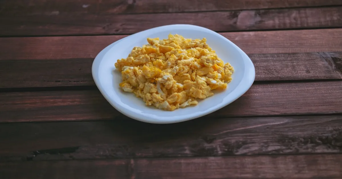 yellow rice on white ceramic plate